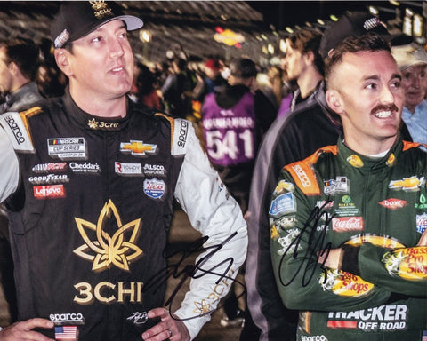 Revitalize your collection with this exclusive Kyle Busch and Austin Dillon 2023 Pre-Race NASCAR Photo – a must-have for devoted racing aficionados.