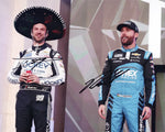 Own a piece of NASCAR history with the 2X AUTOGRAPHED Ross Chastain & Daniel Suarez 2023 Trackhouse Racing Team Dual Signed 8x10 Inch Picture, featuring the electric atmosphere of Driver Introductions.