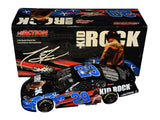 Dual autographed 2004 Tony Stewart and Kevin Harvick #29 Kid Rock Busch Series 1/24 scale NASCAR diecast car featuring detailed race graphics, authentic signatures from both drivers, and collectible display appeal for motorsports enthusiasts and diecast collectors.