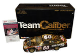 2X autographed Greg Biffle and Jack Roush #60 Grainger 24K Gold Team Caliber Owners Series 1/24 scale NASCAR diecast featuring authentic dual signatures, premium gold finish, and a JSA Certificate of Authenticity. A remarkable collectible and a thoughtful gift for racing fans.