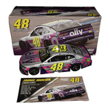 2X signed 2020 Jimmie Johnson and Rick Hendrick #48 Ally Homestead Final Car raced version Lionel 1/24 scale NASCAR diecast featuring authentic dual signatures, race-inspired detailing, and a Certificate of Authenticity. A meaningful collectible and a great gift for NASCAR fans.