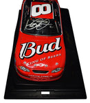 Dale Earnhardt Jr. 2001 #8 Budweiser Dover Win 1/24 NASCAR diecast car, featuring autographed memorabilia and a 9/11 Tribute design, a perfect gift for racing enthusiasts.