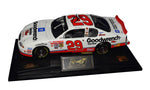 Signed 2001 Kevin Harvick #29 Tropicana 400 Chicagoland NASCAR diecast, part of the Revell Collection. Includes a Certificate of Authenticity and lifetime guarantee, making it a perfect collectible.