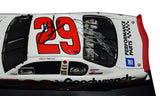 2001 Kevin Harvick #29 Chicagoland Tropicana 400 NASCAR diecast, signed by Harvick and Richard Childress. A detailed, rare collectible with a COA and lifetime authenticity guarantee.