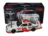 Autographed 2001 Kevin Harvick #29 White Goodwrench Dale Sr. Tribute diecast car, featuring detailed design and signed by Harvick and Richard Childress. Includes COA and lifetime authenticity guarantee.