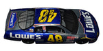 Celebrate Jimmie Johnson’s rookie season with this autographed #48 Lowe’s Iron Man Series diecast. The brushed metal finish and limited production make it a rare collectible, complete with COA and lifetime guarantee.