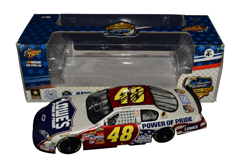 コ*う様 a229-2】ナスカー/ジミー・ジョンソン #48 レーシングカー/3 Jimmie Johnson NASCAR #48 Winner's Circle Looney Tunes 1:18 Scale