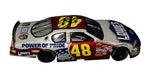 This patriotic NASCAR diecast features the red, white, and blue “Power of Pride” scheme raced by Jimmie Johnson during Memorial Day 2007. Autographed by both Johnson and crew chief Chad Knaus, it’s a limited edition collectible that blends NASCAR performance with American pride. Makes a meaningful and standout gift for any racing fan.