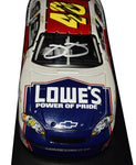 Featuring American Heroes tribute graphics, this 2007 diecast captures the spirit of patriotism and high-speed performance. Signed by Johnson and Knaus, it’s officially licensed, 1/24 scale, and designed for fans who value motorsports history. A collector’s item that honors both NASCAR heritage and the men and women who serve.