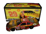The 2007 Kevin Harvick #29 Pennzoil Daytona 500 win liquid color diecast, autographed by both Harvick and Richard Childress. Limited to 729 units, this 1/24 scale NASCAR diecast features the raced version of Harvick's car, making it a rare and valuable collectible for NASCAR fans and collectors.