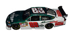Detailed shot of the autographed 2008 Dale Earnhardt Jr. #88 AMP Racing Daytona Twin 150 win 1/24 diecast, signed by Dale Jr. and Rick Hendrick. The raced version of the car, featuring all the race-day details, is one of only 808 units produced, making it a highly sought-after NASCAR collectible.