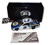 2020 Chase Elliott & Alan Gustafson #9 NAPA Racing Daytona Road Course Win Liquid Color 1/24 scale diecast car with authentic signatures. Limited to 167 units, this rare piece includes COA and detailed raced version design, perfect for NASCAR collectors. Contact us with any questions or for more information.