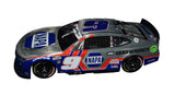 Detailed close-up of the 2022 Chase Elliott & Alan Gustafson #9 NAPA Salutes Coca-Cola 600 Car diecast, showcasing the stunning patriotic livery and signed by both drivers. Limited to 24 units, this diecast is a rare collectible and includes a COA. A great gift idea for any NASCAR fan or collector.