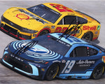 Capture the essence of the 2024 season with this signed photo by Martin Truex Jr. and Joey Logano. Perfect for collectors, with Certificate of Authenticity included.