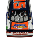 Collectible 2011 Auburn University National Champions diecast car signed by Michael Waltrip and Cam Newton, highlighting a memorable sports partnership with detailed graphics, limited production status, and included Certificate of Authenticity.