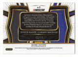 Dual signed Hocevar Haley 2025 Select Tandem Draft Blue #23/49 card. Rare Spire Motorsports NASCAR collectible with COA, perfect for display or as a great gift.