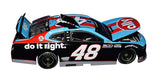 Collectible 2X signed 2020 Jimmie Johnson and Richard Petty #43 Ally Darlington Throwback RCCA Elite Action 1/24 scale NASCAR diecast with authentic autographs, detailed race-inspired graphics, and a Certificate of Authenticity. A remarkable addition to any motorsports memorabilia collection.