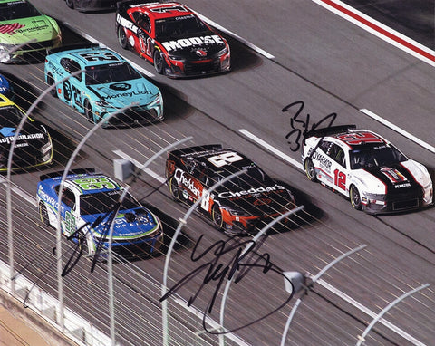 Capture the intensity of NASCAR’s closest finish with this signed photo of Kyle Busch, Ryan Blaney, and Daniel Suarez from the 2024 Atlanta race. Comes with a COA.