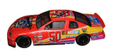 Close-up of the triple autographed 1998 NASCAR 50th Anniversary Program Car 1/24 scale diecast showcasing authentic Jeff Gordon, Bill Elliott, and Darrell Waltrip signatures, premium collector craftsmanship, and an included Certificate of Authenticity.