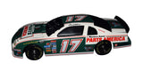 Elevate your NASCAR collection with the Autographed 1984 Darrell Waltrip #17 Western Auto Parts America Vintage Black Window Bank Diecast Car, a rare vintage edition. Limited collectible featuring exclusive signatures obtained through exclusive signings and HOT Pass garage access. COA included – a prized possession for NASCAR fans and collectors.