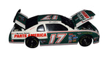 Relive the glory days of NASCAR with the Autographed 1984 #17 Darrell Waltrip Western Auto Parts America Vintage Black Window Bank Diecast Car. Limited vintage collectible, it proudly displays exclusive signatures acquired through special signings and HOT Pass access. COA included – the ultimate gift for racing enthusiasts and collectors.