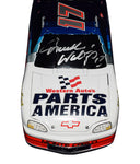 Limited edition vintage NASCAR collectible - AUTOGRAPHED 1987-1990 Western Auto Racing Blue Diecast Car.