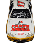 Limited edition vintage NASCAR collectible - AUTOGRAPHED 1987-1990 Western Auto Racing Yellow Diecast Car.