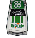 Elevate your NASCAR collection with the Autographed 1995 Darrell Waltrip #88 Gatorade Racing Vintage Black Window Bank Diecast Car, a rare vintage edition. Limited collectible featuring exclusive signatures obtained through exclusive signings and HOT Pass garage access. COA included – a prized possession for NASCAR fans and collectors.