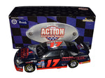 Experience NASCAR history with the Autographed 1997 Darrell Waltrip #17 Western Auto Parts America CHROME Vintage Black Window Bank Diecast Car, a limited vintage collectible. Exclusive signatures acquired through special signings and HOT Pass access. Includes Certificate of Authenticity (COA) – an ideal gift for NASCAR fans and collectors.