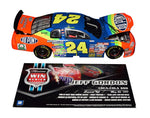 Gift for racing enthusiasts - Autographed Jeff Gordon Diecast Car with a 100% lifetime authenticity guarantee. A piece of NASCAR history and an ideal gift choice.