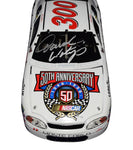 Own a piece of history with the Autographed 1998 Darrell Waltrip #300 Tim Flock Racing Clear Window Bank Vintage Diecast Car, a limited vintage collectible. Exclusive signatures acquired through special signings and HOT Pass garage access. Includes Certificate of Authenticity (COA) – a cherished item for NASCAR fans and collectors.