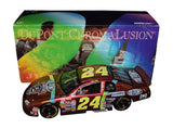 Limited edition 1/24 scale Collector's Edition NASCAR Diecast Car - DuPont Racing CHROMALUSION - featuring Jeff Gordon's genuine signature, a prized piece for motorsport enthusiasts and collectors.