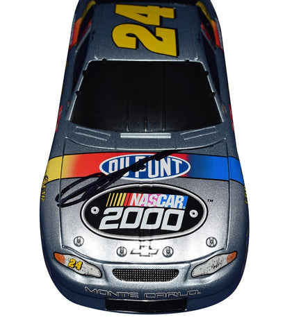Autographed 2000 Jeff Gordon #24 DuPont SILVER NASCAR 2000 Diecast 