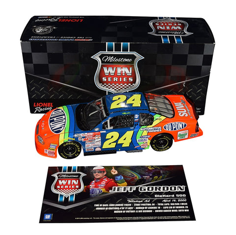 Collector's gem - Limited edition 1/24 scale Diecast Car celebrating Jeff Gordon's epic Talladega victory in 2000. Autographed for ultimate authenticity.