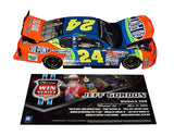 Gift for racing aficionados - Autographed Jeff Gordon Talladega Diecast Car. A tangible tribute to a racing legend's victory and an ideal gift choice.