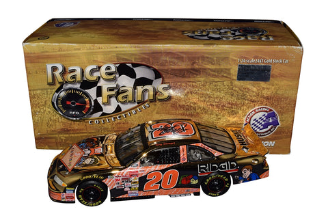 Limited to 2,000, the Autographed 2000 Tony Stewart #20 The Home Depot/Kid's Workshop 24K GOLD Diecast Car is a golden treasure for NASCAR collectors.
