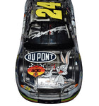 Signed Action 1/24 Scale Jeff Gordon #24 Looney Tunes Bugs Bunny Clear Car - Front View: Capturing the essence of speed and whimsy with Bugs Bunny themed accents, meticulously crafted in this limited-edition replica.