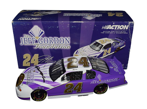 A collector's dream - Limited edition 1/24 scale Monte Carlo Diecast Car, featuring the genuine signature of Jeff Gordon, acquired through exclusive public/private signings, showcasing its true authenticity.