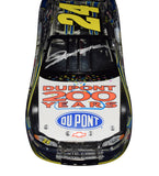 Signed Action 1/24 Scale Jeff Gordon #24 DuPont 200th Anniversary Clear Car - Front View: Capturing the essence of speed and celebration, with DuPont's anniversary motifs meticulously crafted on this limited-edition replica.