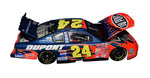 Authentic Jeff Gordon #24 DuPont Flames Racing Vintage Diecast Car - Back View: Detailed design elements and exclusive DuPont Flames Racing branding make this vintage diecast car a must-have for NASCAR enthusiasts and collectors, perfect for display or gifting.