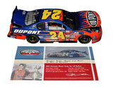 Looking for the perfect gift for a racing enthusiast? This autographed Jeff Gordon diecast car captures the essence of his iconic Bristol WIN in 2002.