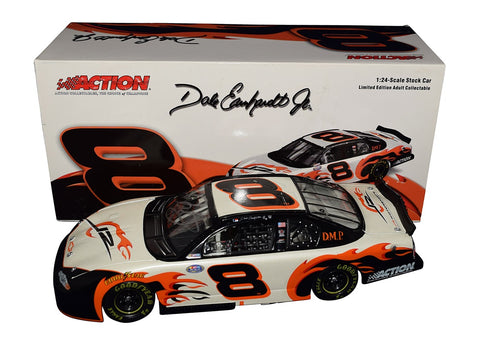 Indulge in the authenticity of the autographed 2003 Dale Earnhardt Jr. #8 DMP Dirty Mo Posse Racing diecast car, capturing the essence of NASCAR's golden era!