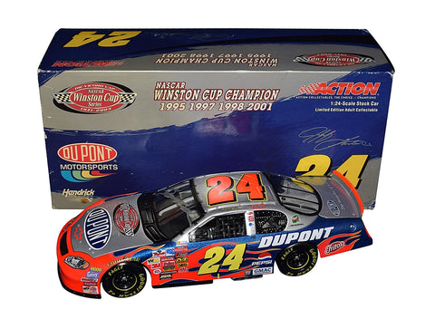 AUTOGRAPHED 2003 Jeff Gordon #24 DuPont Racing THE VICTORY LAP (Winston Cup Series Champion) Signed Action 1/24 Scale NASCAR GM Dealers Diecast Car with COA (1 of only 804 produced)