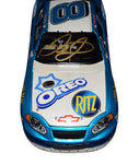 Add a piece of NASCAR history to your collection with this autographed 2004 Dale Earnhardt Jr. #3 Oreo / Ritz Racing Diecast Car. Perfect for fans and collectors alike.