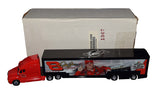 Autographed Dale Earnhardt Jr. #8 Budweiser Racing DAYTONA 500 CHAMPION Hauler Transporter Description: A close-up of the autographed Dale Earnhardt Jr. #8 Budweiser Racing DAYTONA 500 CHAMPION Hauler Transporter, showcasing the signature of the legendary driver.