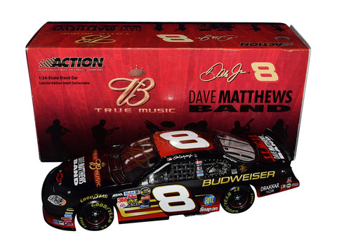 Elevate your collection with this autographed 2004 Dale Jr. #8 Budweiser True Music Dave Matthews Band Diecast Car. Limited availability, each with a Certificate of Authenticity.