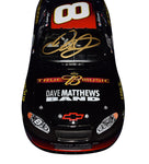 Own a piece of racing and music culture with this autographed 2004 Dale Jr. #8 Budweiser Diecast Car featuring signatures from the Dave Matthews Band. Perfect for fans and collectors alike.