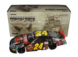 Collector's delight - Limited edition 1/24 scale MILESTONES Diecast Car, featuring Jeff Gordon's genuine signature, exclusively obtained through public/private signings.