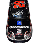 Signed Action 1/24 Scale Kevin Harvick #29 Goodwrench Bristol Win Diecast Car - Front View: Feel the adrenaline with Kevin Harvick's signature prominently displayed on the front of this collectible, capturing the essence of NASCAR racing history.