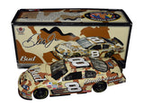 Autographed 2007 Dale Earnhardt Jr. #88 Budweiser Racing DESERT CAMO Diecast Car Description: Close-up image of the autographed 2007 Dale Earnhardt Jr. #88 Budweiser Racing DESERT CAMO diecast car, featuring the patriotic design and Dale Earnhardt Jr.'s authentic signature.